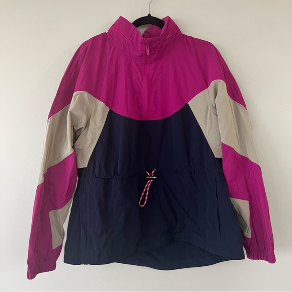 Lululemon Anorak Jacket - Ripened Raspberry / Cafe Au Lait / True Navy - Picture 2 of 9